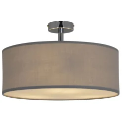 näve Deckenleuchte New York grau Textil