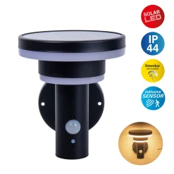 näve LED-Solar Außenwandleuchte Nora