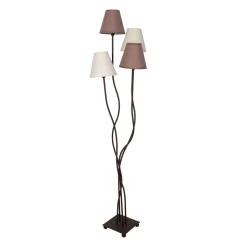 näve Stehleuchte Boho braun 4er