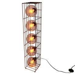 näve Stehleuchte Cesta schwarz Glas