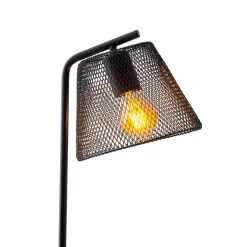 näve Stehleuchte Korie schwarz Metall