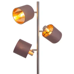 näve Stehleuchte Maron braun