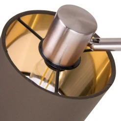 näve Stehleuchte Maron braun