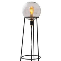 näve Stehleuchte Stelo schwarz Glas