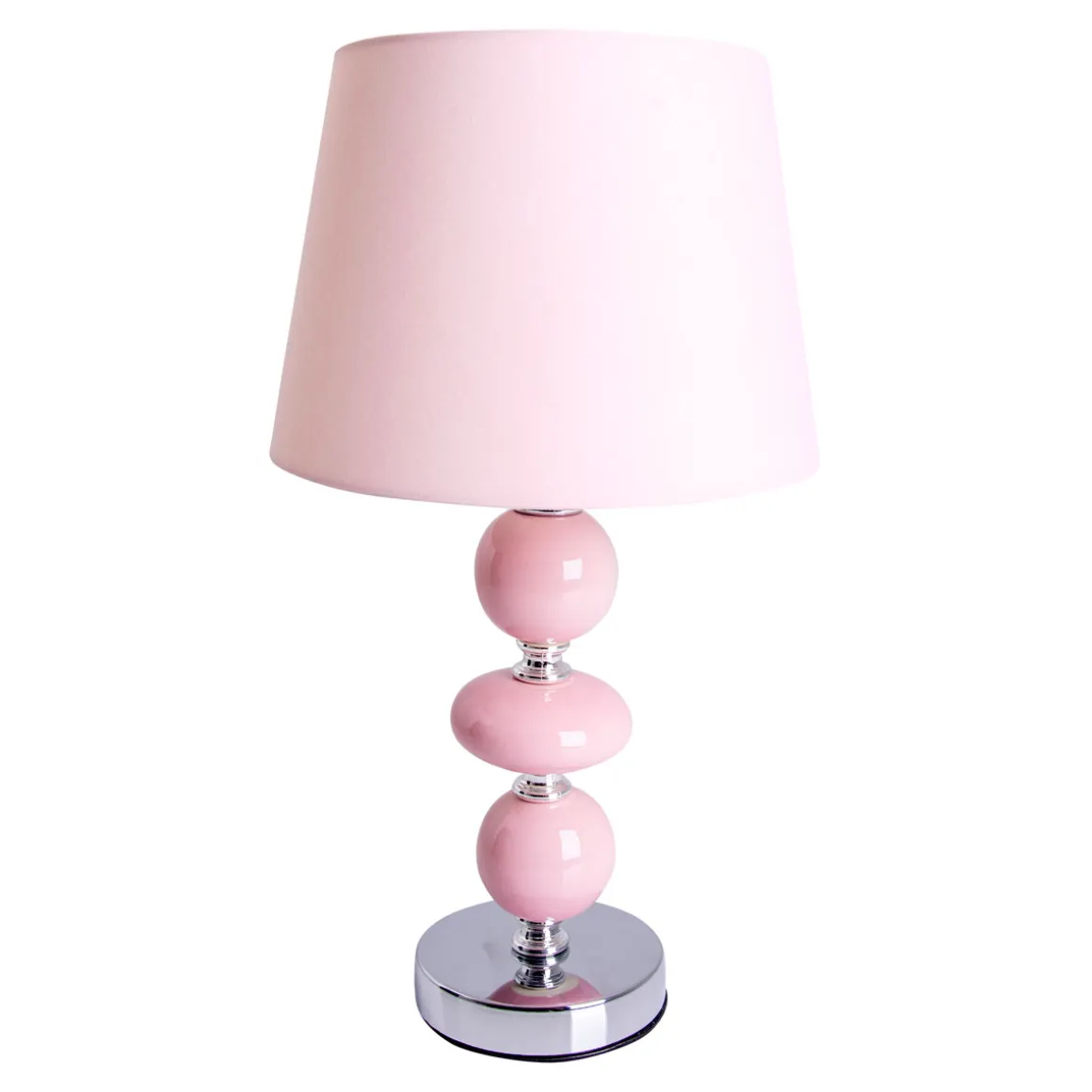 näve Tischleuchte Araga rosa Keramik