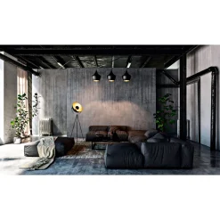 näve Dreibein-Stehleuchte Bernice schwarz