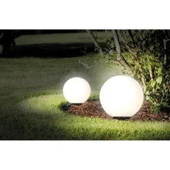 näve Kugelerdspießleuchte Durchmesser 20 cm schwarz