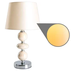 näve Tischleuchte Araga beige