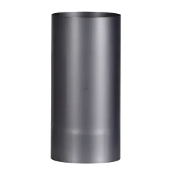 Ofenrohr 120mm Durchmesser, 250mm lang, 0,6 mm stark, gefalzt, Blauglanz Stahlblech