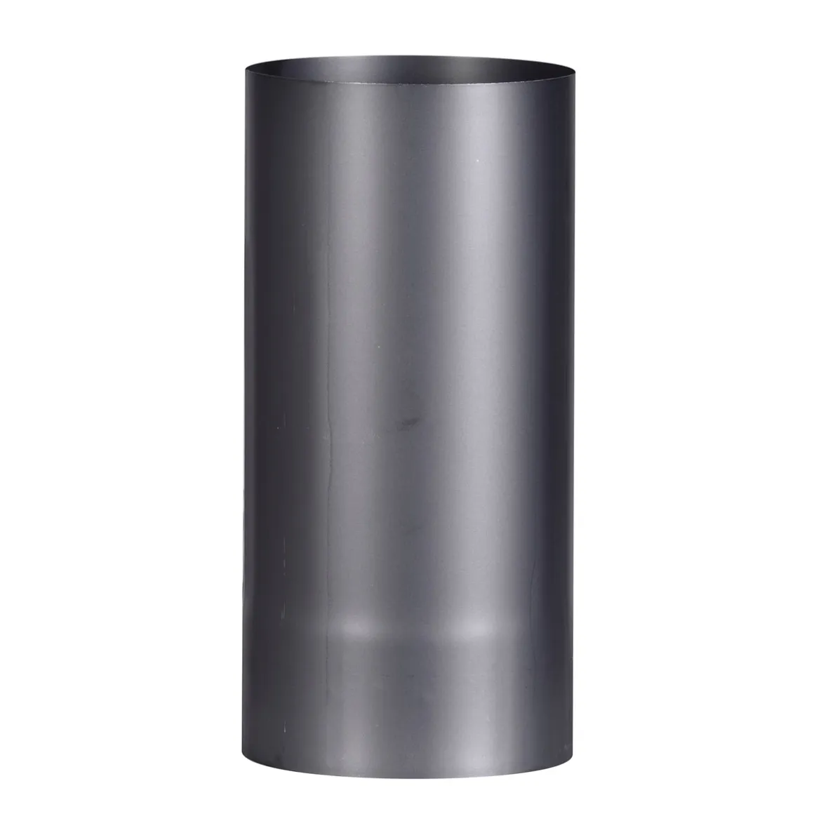 Ofenrohr 120mm Durchmesser, 250mm lang, 0,6 mm stark, gefalzt, Blauglanz Stahlblech