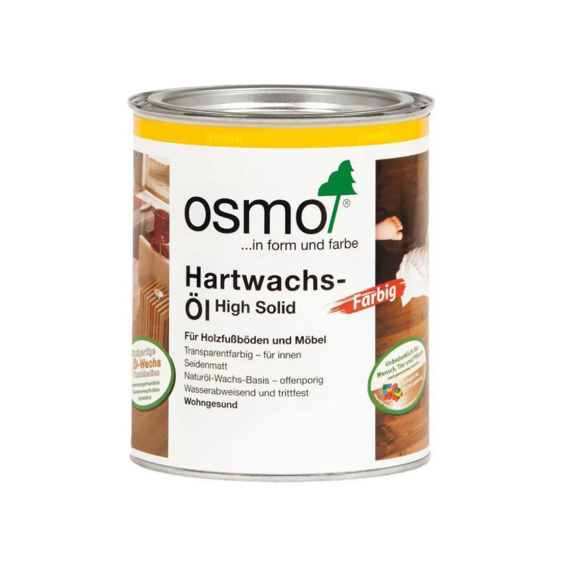 Osmo Hartwachs-Öl Weißgrund 750ml