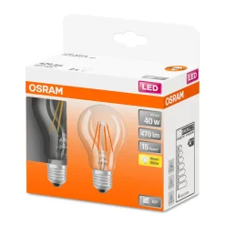 Osram LED-Glühlampe warmweiß 40W 2 Stück