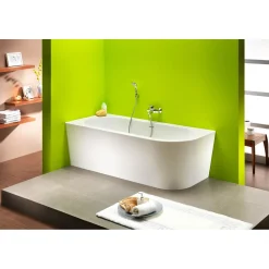Ottofond Badewanne Modena Corner 178 x 78 cm weiß Ausführung Modell A