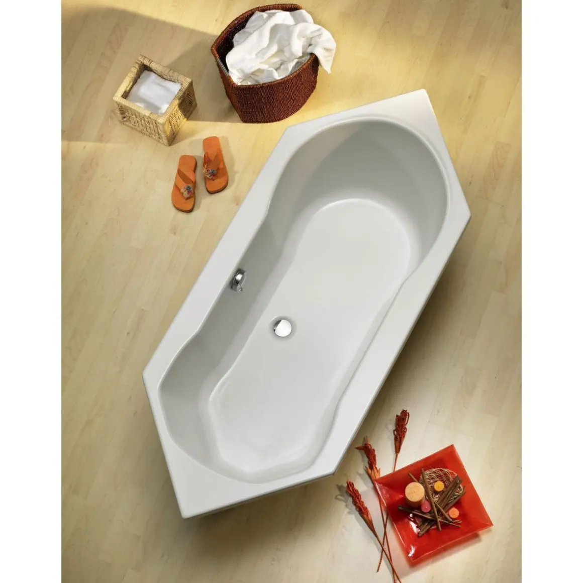 Ottofond Badewanne Ravenna 1900 x 800 mm weiß