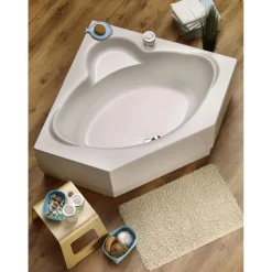 Ottofond Eckwanne Miami 125 cm weiß