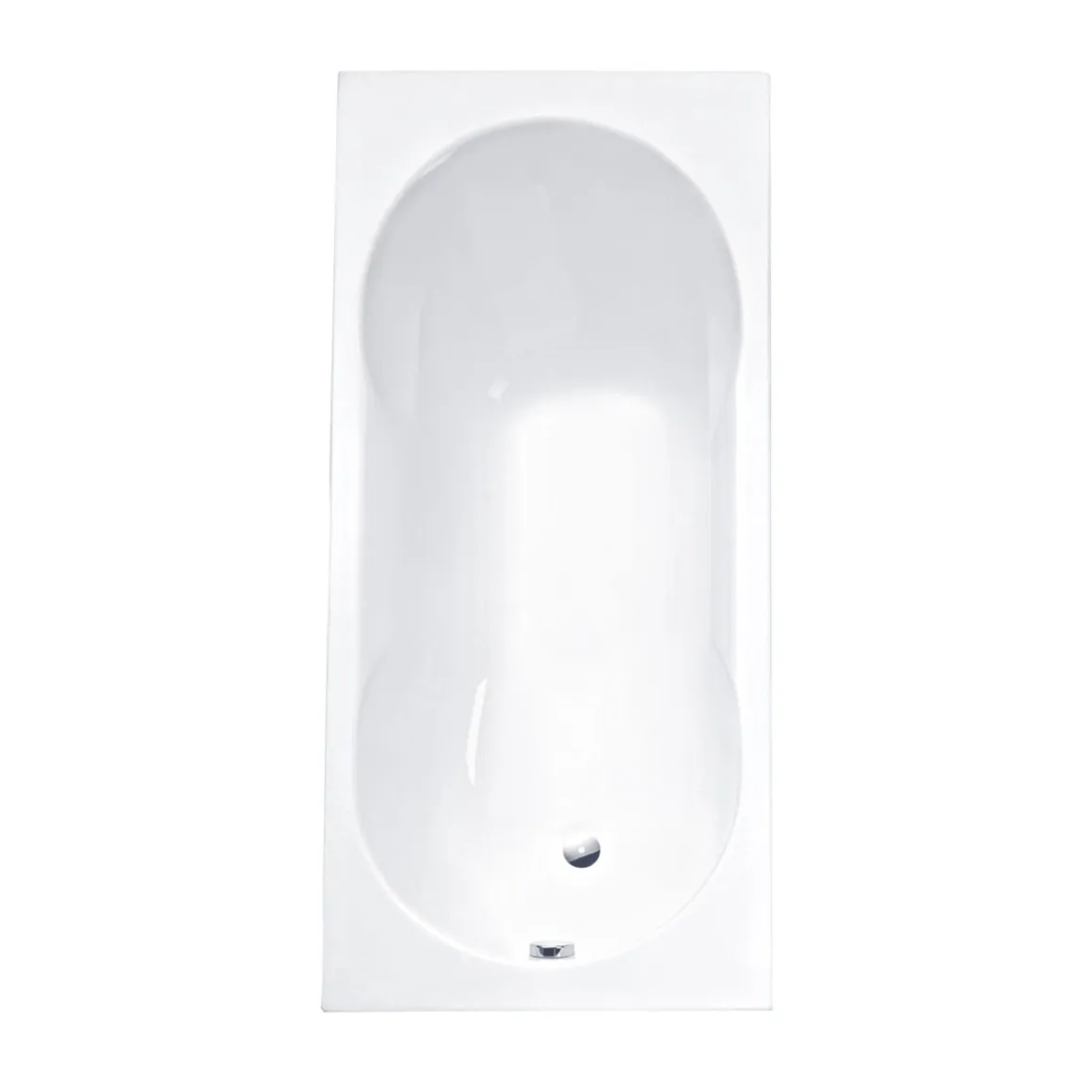Ottofond Körperformwanne 170 x 75 cm weiß