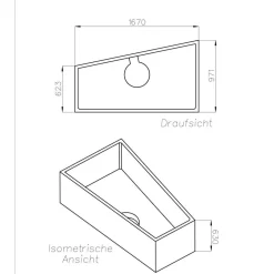 Ottofond Wannenträger zu Galia I Modell B 170