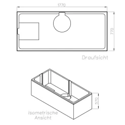 Ottofond Wannenträger zu Madera