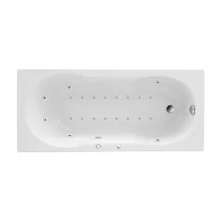 Ottofond Whirlpool-Set Nixe 170 x 75 cm weiß/chrom Typ 3