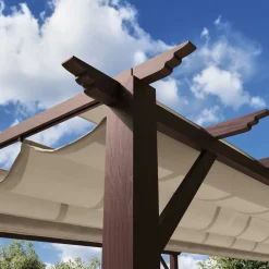 Paragon Outdoor Outdoor Pergola Florida 1116 350x505x236cm Dunkelbraun