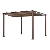 Paragon Outdoor Outdoor Pergola Florida 1111 350x350x235cm Dunkelbraun