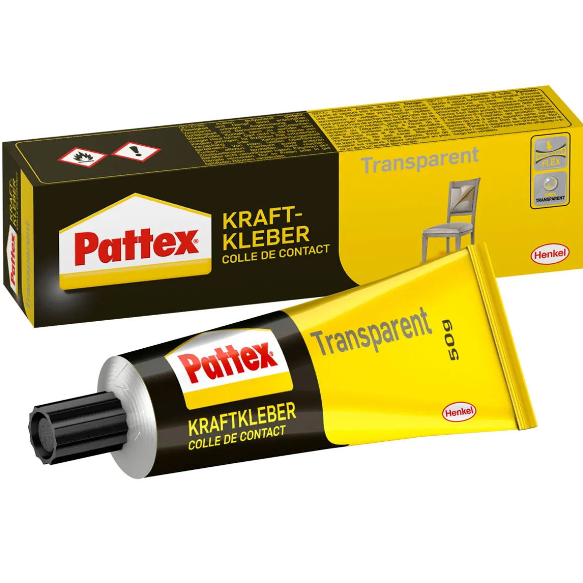 Pattex Kraftkleber Transparent 50 g