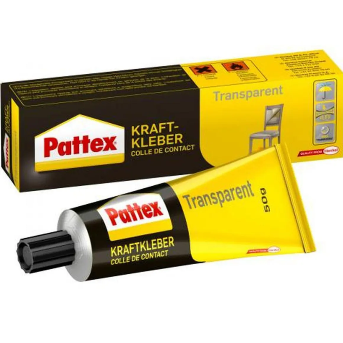 Pattex Kraftkleber Transparent 50 g