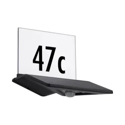 Paulmann Outdoor Solar bel. Hausnummer Yoko IP44 3000K 150lm Bewegungsmelder Anthrazit