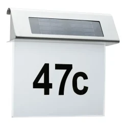 Paulmann Outdoor Solar Hausnummernleuchte IP44 LED 1x0,2W Edelstahl Weiß