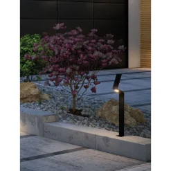 Paulmann Outdoor Solar Pollerleuchte Ilias IP44 3000K 100lm Bewegungsmelder Anthrazit