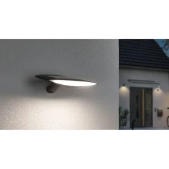 Paulmann Outdoor Solar Wandleuchte Kiran IP44 3000K 400lm Bewegungsmelder Anthrazit