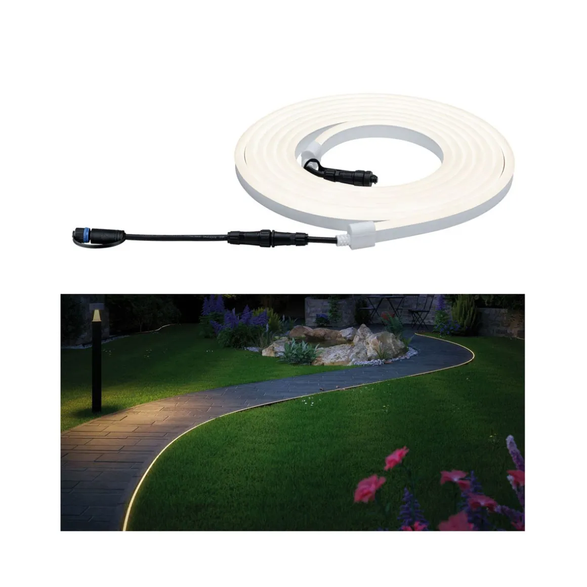 Paulmann Outdoor Plug und Shine flexibler Neon Stripe 5 m
