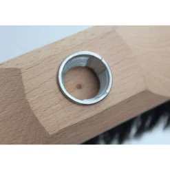 Peggy-Perfect Besen natur lackiert Rosshaar