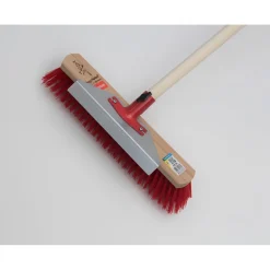 Peggy-Perfect Kratzbesen mit Schabekante und Stiel 40 cm