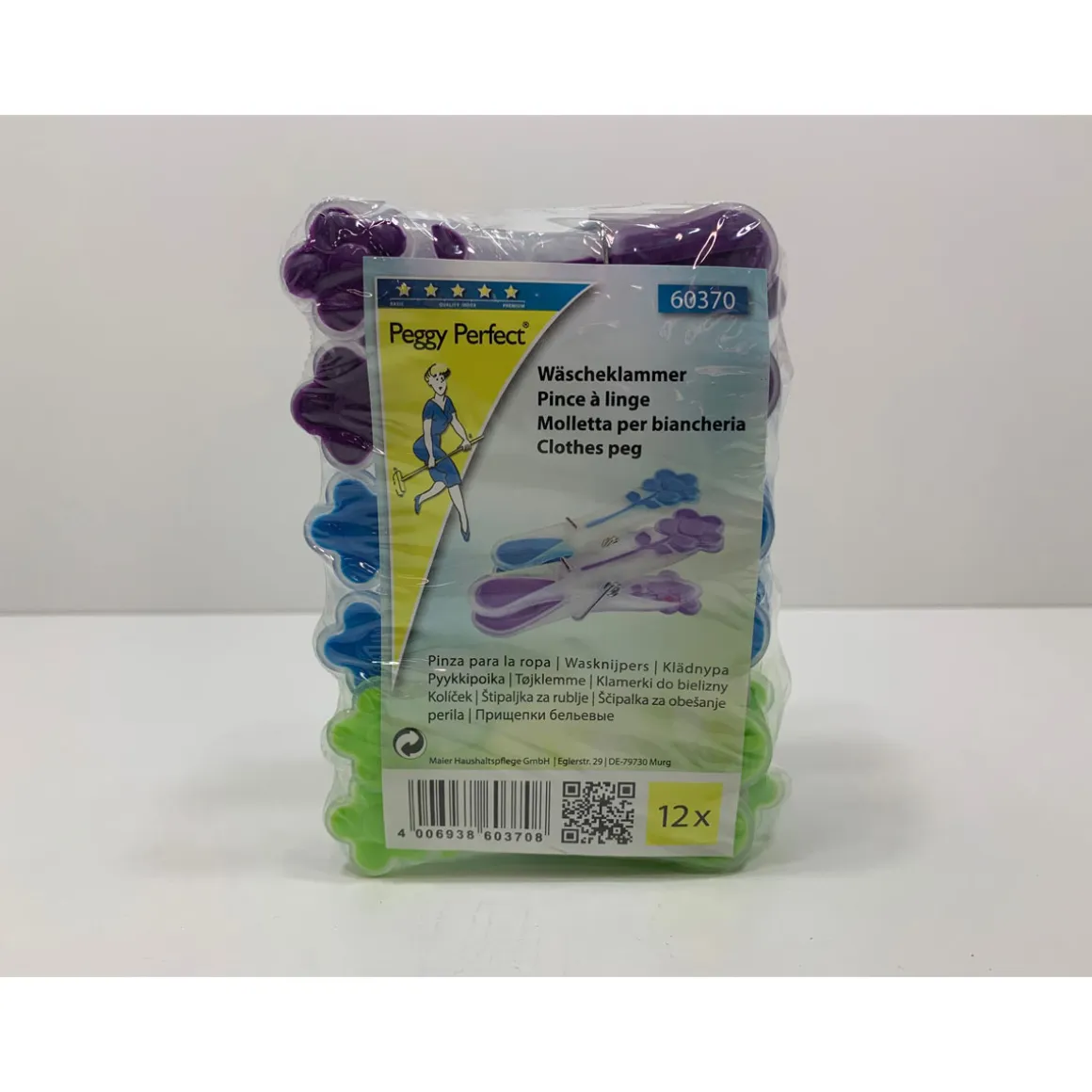 Peggy-Perfect Wäscheklammer Sunflower gummiert