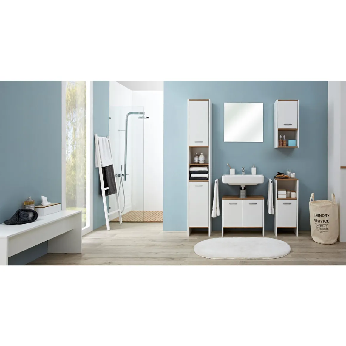 Pelipal Hochschrank Sina 33 x 195,5 x 28 cm weiß