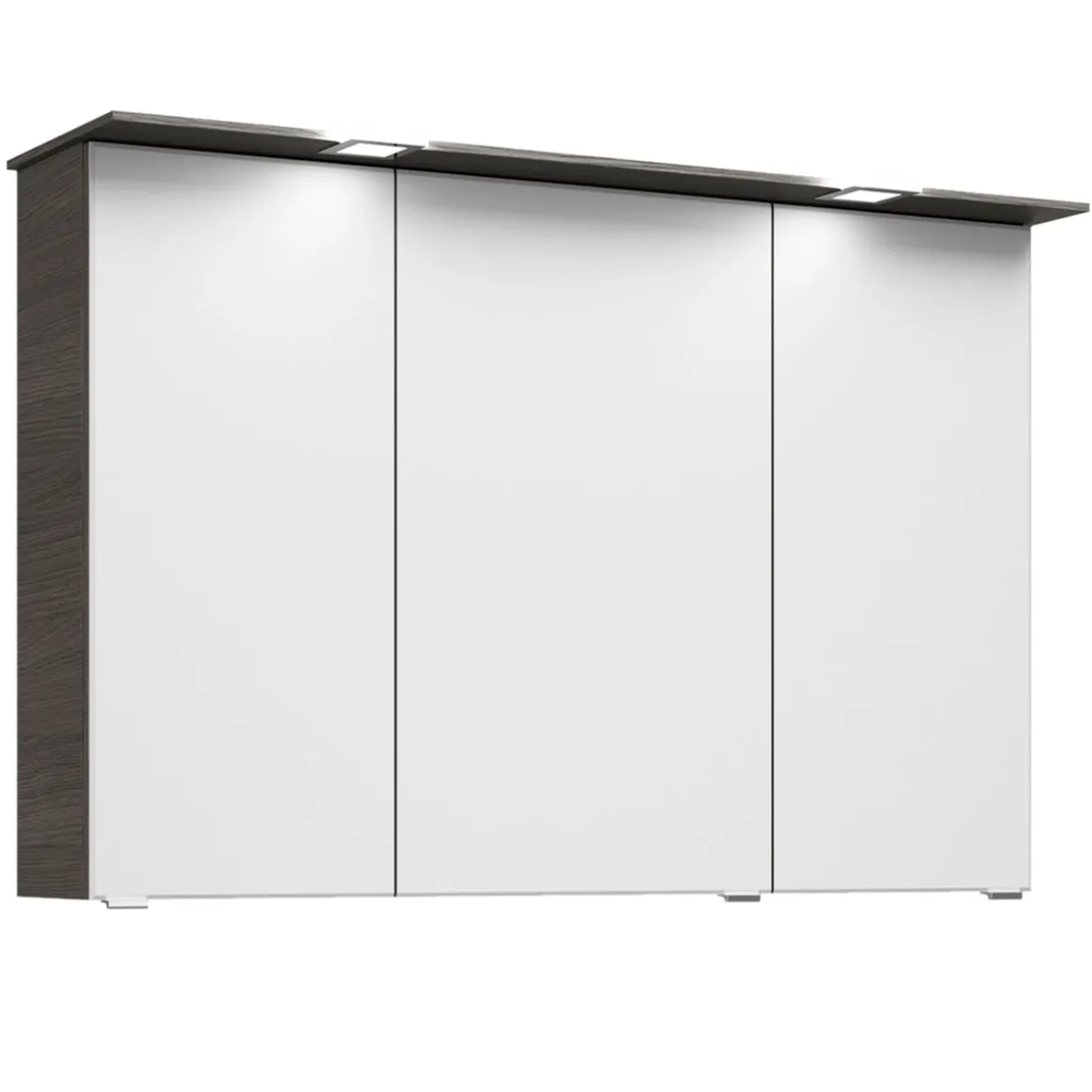 Pelipal LED-Spiegelschrank Trentino grau inkl Leuchtmittel und Touchsensor