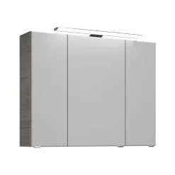 Pelipal LED-Spiegelschrank Trentino inkl Leuchtmittel grau 90 x 70 x 20 cm