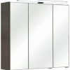 Pelipal LED-Spiegelschrank Trentino inkl Leuchtmittel grau 75 x 70 x 20 cm