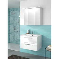 Pelipal Spiegelschrank Trentino weiß inkl Leuchtmittel