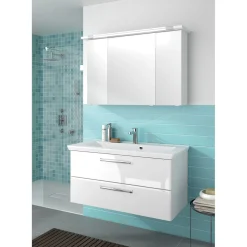 Pelipal Spiegelschrank Trentino weiß 105 x 72 x 20 cm