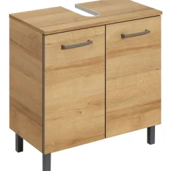 Pelipal Waschbeckenunterschrank Rüdesheim 60 x 62 x 33 cm Riviera Eiche