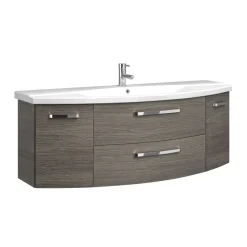 Pelipal Waschtischunterschrank Asti grau Fokus 4010 140 x 49,2 x 48 cm