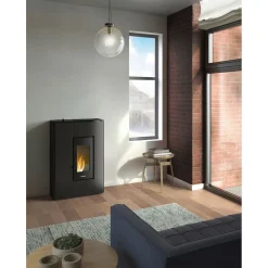 Pelletofen Atrium anthrazit