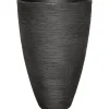 Pflanzgefäß Rillenoptik 40 x 60 cm anthrazit