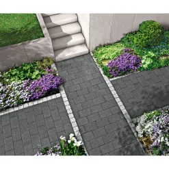 Pflaster Allee diamant schiefer 16 x 24 x 8 cm