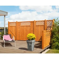 Pfosten Zaunserie Aalborg Mainau Rhombus 9 x 9 x 100 cm