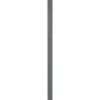 Pfosten Zaunserie Eindhoven Aalborg 9 x 9 x 190 cm Rundkopf Fichte anthrazit