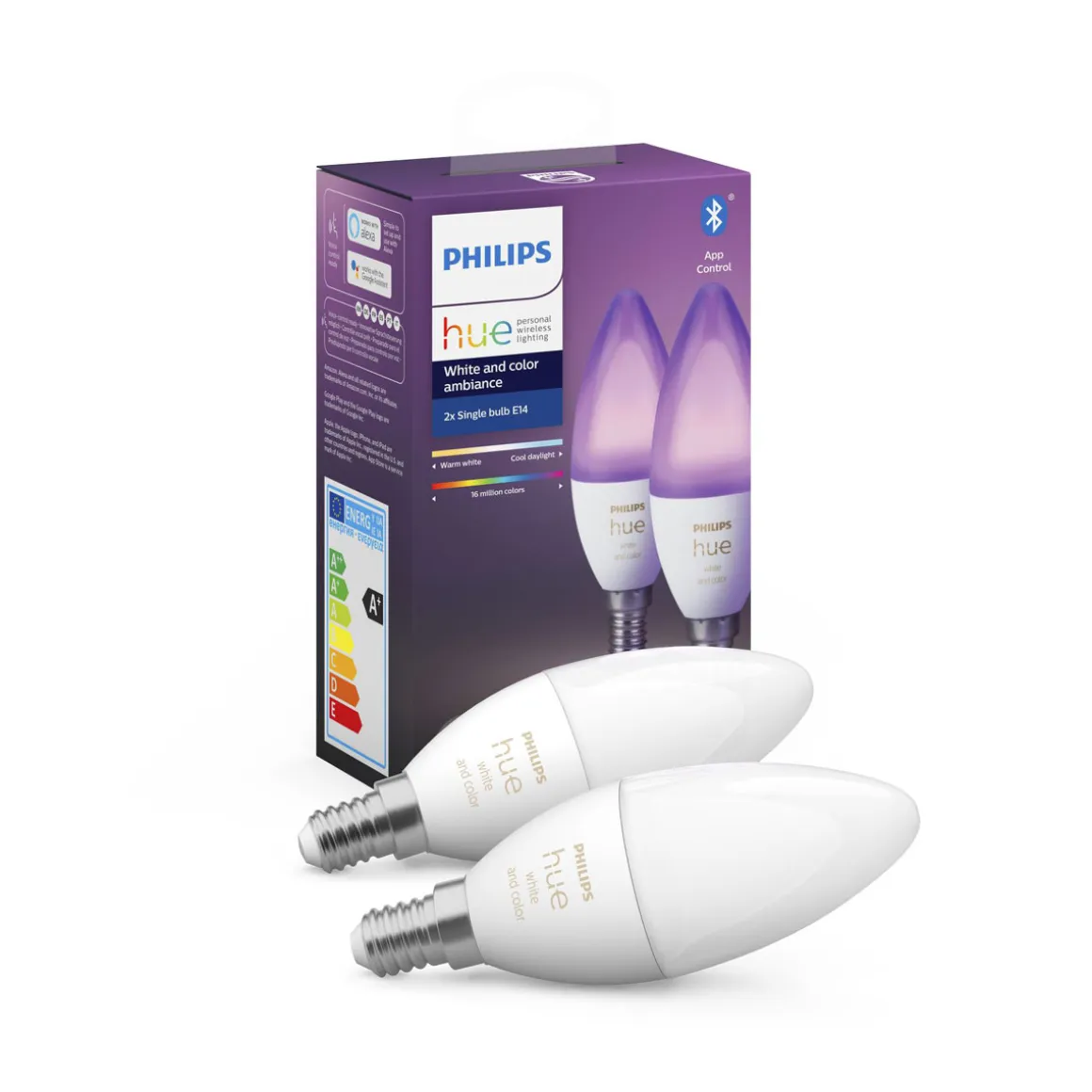 Philips Hue LED-Kerze White und Color 5,3W 2 Stück