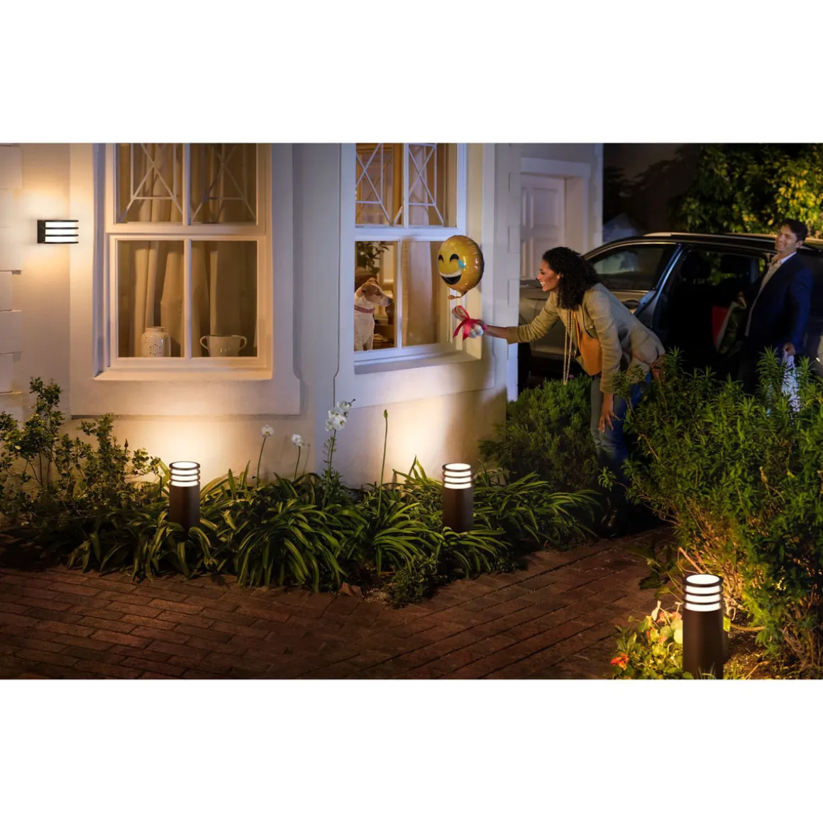 Philips Hue LED-Wegeleuchte Lucca anthrazit
